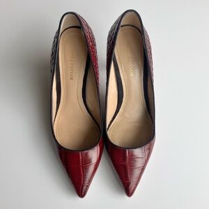 Lord & Taylor | Burgundy 3-inch heel dress pumps - size 7.5 US (38 EUR)